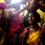 transgender bride in her haldi rirual