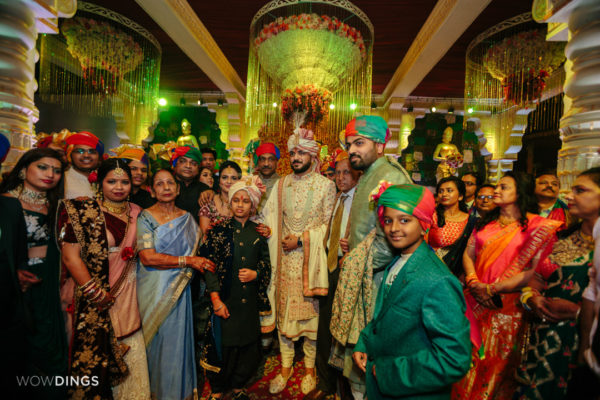 groom entry in garwali wedding