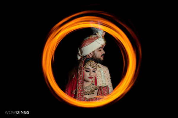 bride aand groom in garwali wedding