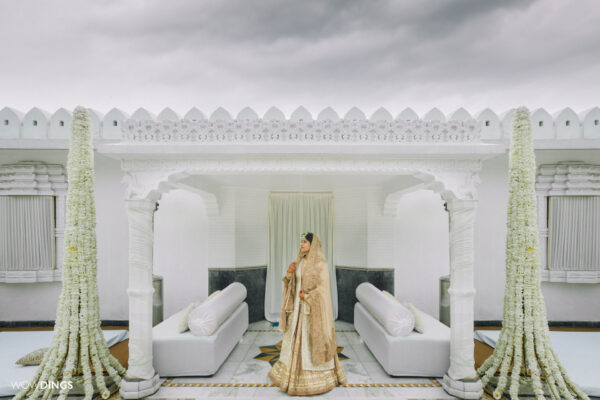 Bride in a temple