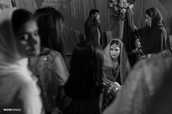 Vidaai Ruskhsati sad Muslim bride in Delhi wedding