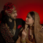 Beautiful Nikaah portrait of a muslim couple in Delhi