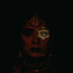Beautiful fine art light and shadow wedding photojournalism documentary shot of an indian muslim bride in delhi