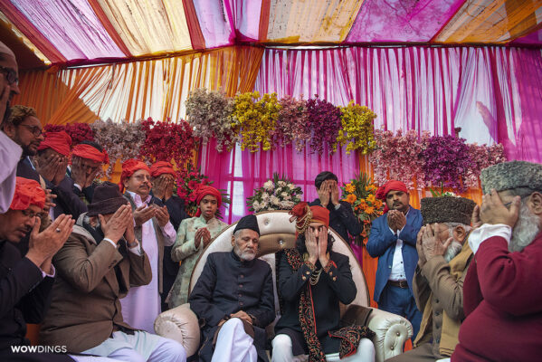 barakallah dua for traditional muslim marriage ceremony at a wedding in delhi
