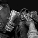 bridal gift money mahr at a muslim wedding in Delhi