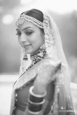 bridal portrait with M10-R Digital Rangefinder Camera