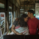 Couple at Kolkata tram