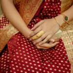 bengali bride wearing a saree