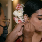 bengali bride makeup session