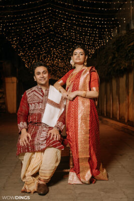 traditional Bengali couple portraits