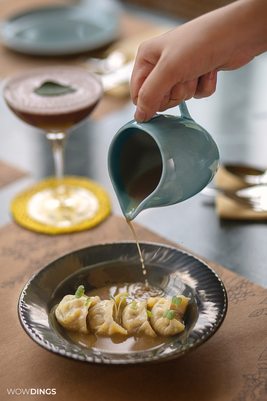 Gujarati Momo Amaltas Cafe food photography
