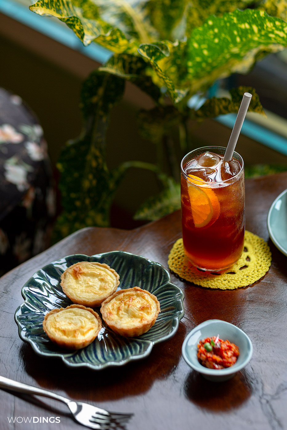 kalimpong cheese tart Amaltas Cafe food photography