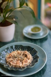Mushroom Paratha Amaltas Cafe food photography