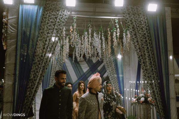 Groom entry at Mumbai Actor Sarah Hashmi's wedding in Delhi