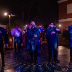 Muslim Sangeet/ Cocktail Event DJ lights dancefloor
