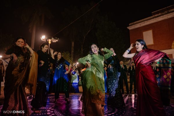 Muslim Sangeet/ Cocktail Event beautiful women dancing