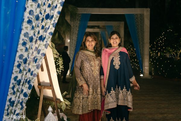 Actress Sushma seth's daughter Divya Seth Shah latest picture with her daughter Mihika seth at actor sarah hashmi wedding in delhi
