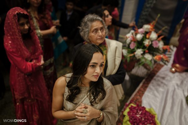 Muslim wedding guests at bollywood celebrity luxury wedding