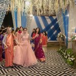 Filmmaker actor director producer sarah hashmi dil dhadakne do wedding in delhi bridal entry