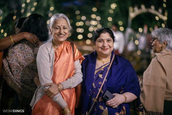 Sarah Hashmi mother historian sohail hashmi wife at her daughter's wedding in delhi