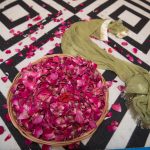 Sarah Hashmi nikaah rose petals