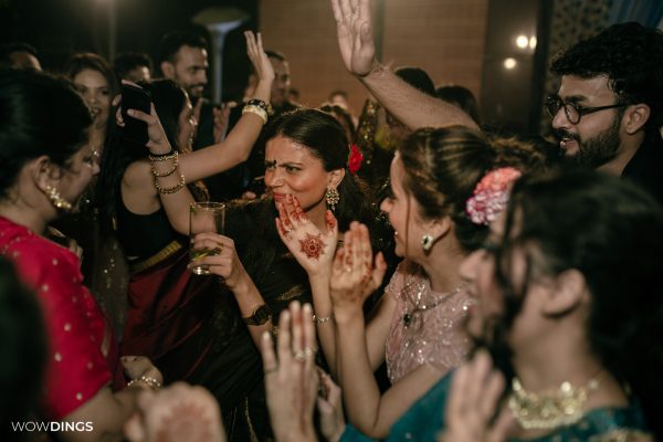 Sarah Hashmi beautiful Mehndi at wedding Sangeet/ Cocktail Event