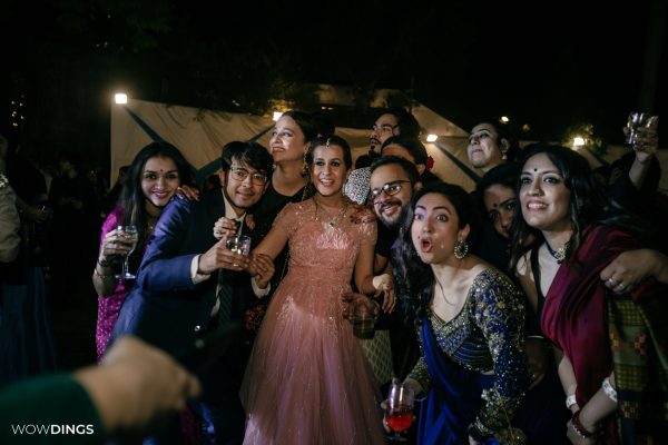 gorgeous bride Sarah Hashmi at her Sangeet/ Cocktail Event