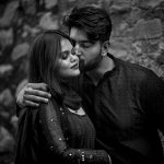 Pre-wedding black and white photography in Delhi streets