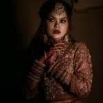 muslim bride in wedding day