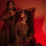 muslim bride in wedding day