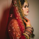 muslim bride in wedding day
