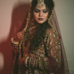 muslim bride in wedding day