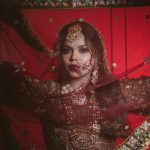 muslim bride in wedding day