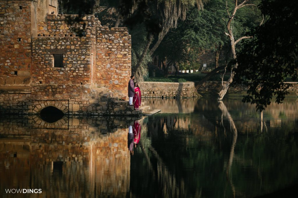 Pre-wedding photography of muslim couple in delhi
