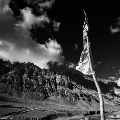 Black and white travel photography of Ladakh