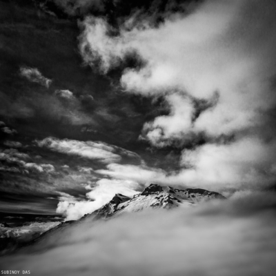 Black and white travel photography of Ladakh
