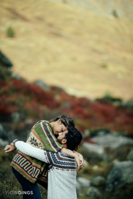 Destination Pre wedding Shoot in Kalpa by Wowdings, Himachal Pra