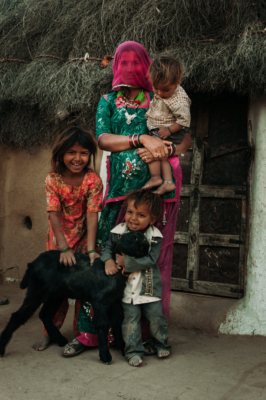 Mother and child photography of india