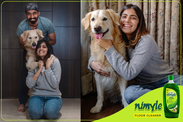 nimyle pet friendly floor cleaner photo shoot