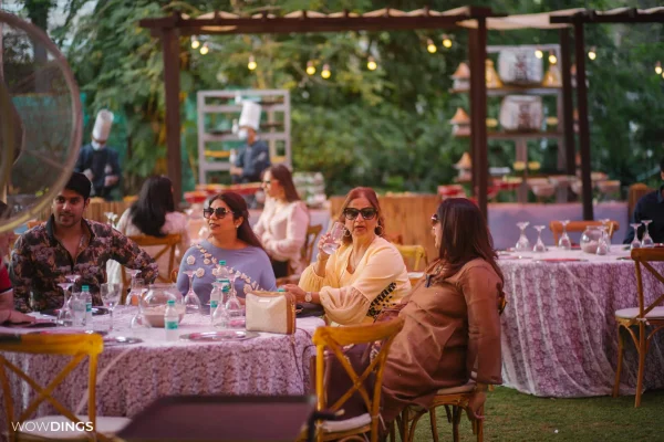 Delhi birthday party in daylight