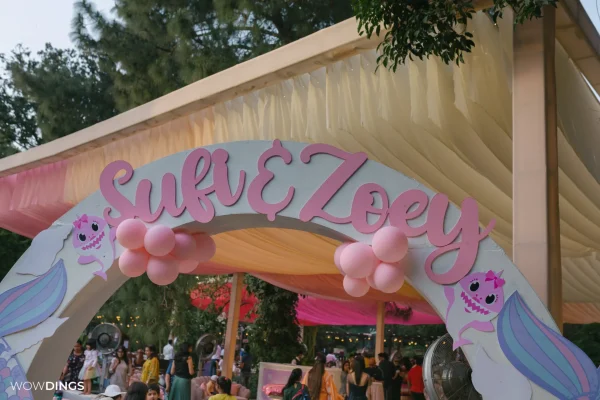 Delhi birthday party in daylight