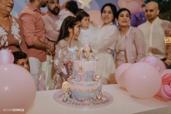 Delhi birthday party in daylight