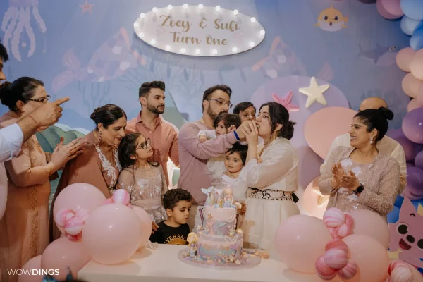 Delhi birthday party in daylight