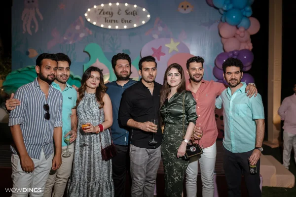 Delhi birthday party in daylight