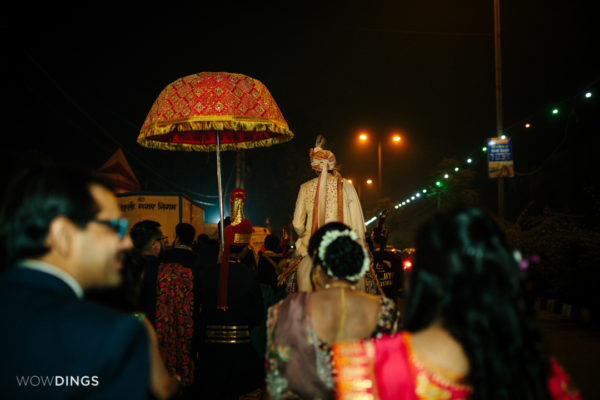 groom entry in garwali wedding
