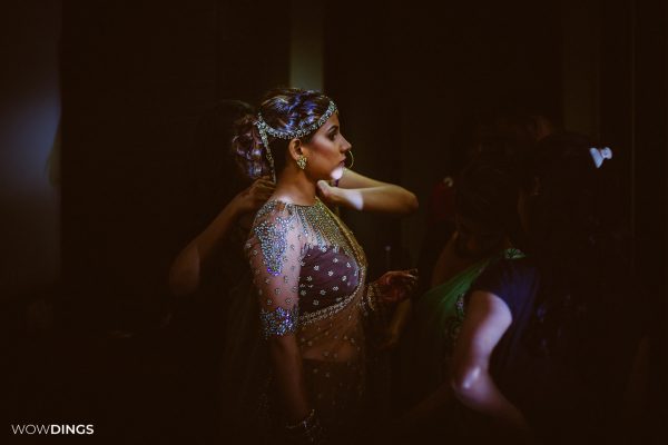 Bride getting ready at meerut