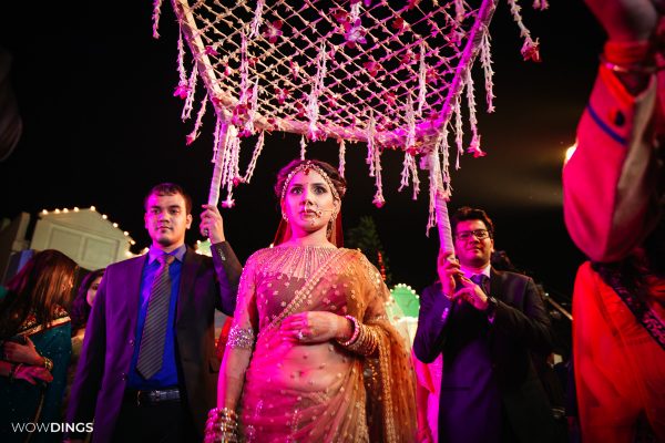 Bride entry ant Meerut Banquet