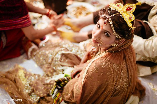 beautiful yadav bride on the wedding riruals