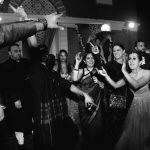 sarah Hasmi dancing at her beautiful farmhouse Sangeet/ Cocktail Event wedding
