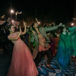 Dil dhadakne do star sarah Hashmi at her Sangeet/ Cocktail Event
